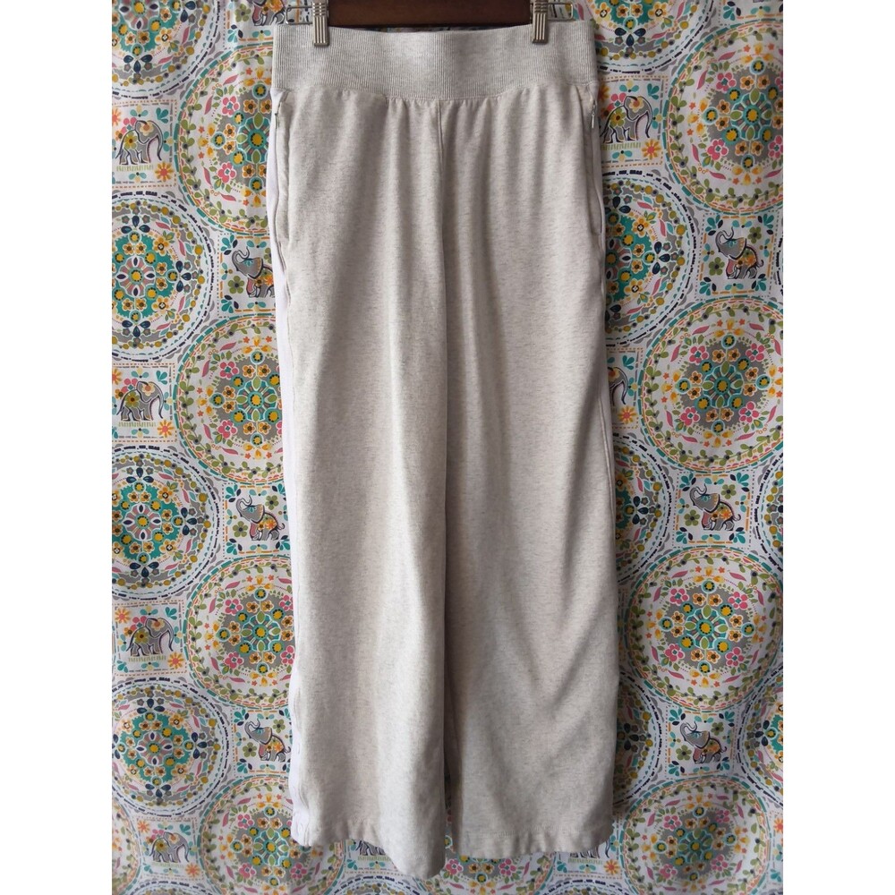 Yogalicious Cloud Plush Sanctuary Sweatpants Women's MED Heather Gray Wide Leg
